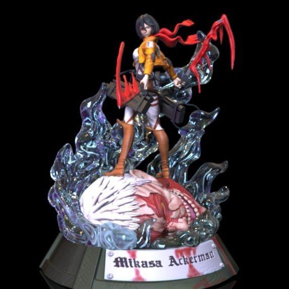 Mô Hình Misaka Ackerman Sexy Bằng Chất Liệu Nhựa Resin - Cao 20 cm