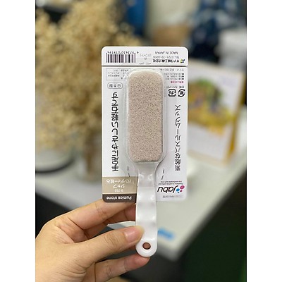 Bàn chải chà gót chân bằng đá san hô JABU có ion bạc kháng khuẩn Nhật Bản - Tetuchan Store