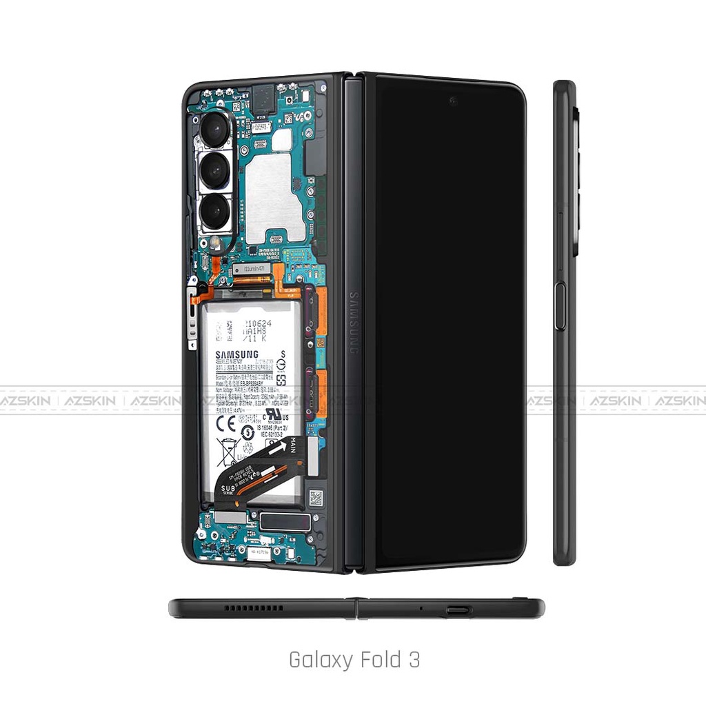 Miếng Dán Skin Teadown Samsung Galaxy Z Fold / Z Flip |SK_SSTD02| Chất Liệu Skin 3M Cao Cấp, Khuôn Chuẩn Cắt CNC, Dễ Dán