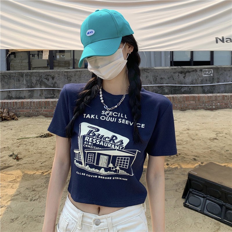 Áo croptop Bucrs KA Chất cotton co dãn mềm mịn mát, ôm body, tôn dáng