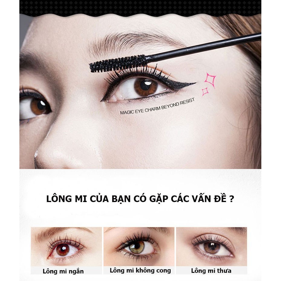 Mascara IMAGES chuốt mi dài và cong vút chuốt mi đẹp makeup trang điểm mascara nội địa trung ZENTOP