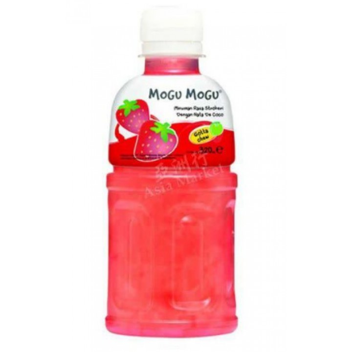 Nước ép trái cây thạch mogu mogu hương dâu 320ml