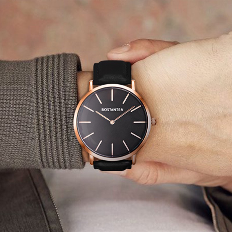 【COD】Bostanten Official Đồng hồ chính hãng thiết kế siêu mỏng thời trang cho nam