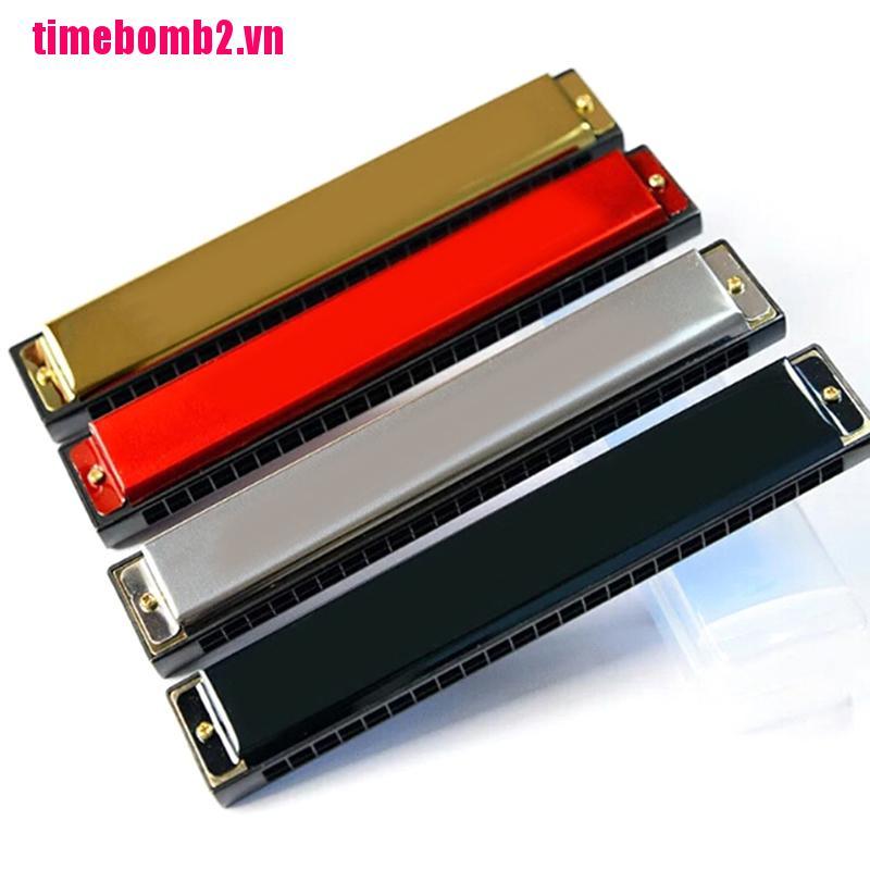 Kèn Harmonica 24 Lỗ Chuyên Nghiệp Cho Người Mới Bắt Đầu