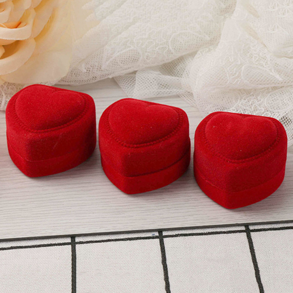 Hộp Đựng Nhẫn Thiết Kế Hình Trái Tim Sáng Tạo | BigBuy360 - bigbuy360.vn