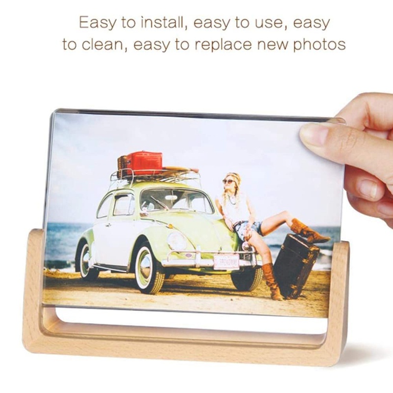 Khung Ảnh Acrylic Hình Chữ U Dùng Trang Trí Văn Phòng / Phòng Khách / Quán Cà Phê