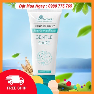 [FREESHIP] Sữa Rửa Mặt Dịu Nhẹ Cho Da Mụn, Da Nhạy Cảm I'm Nature Giúp Làm Sạch, Thông Thoáng Lỗ Chân Lông - 100ml