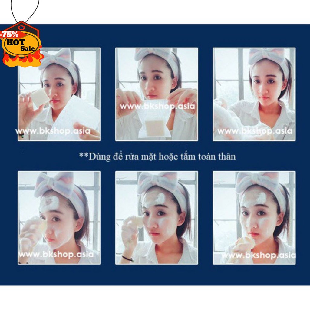 Xà Phòng Cám Gạo [FREE SHIP] Xà Phòng Trắng Da Thái Lan Jam Rice Milk Soap [Dưỡng Da] | BigBuy360 - bigbuy360.vn