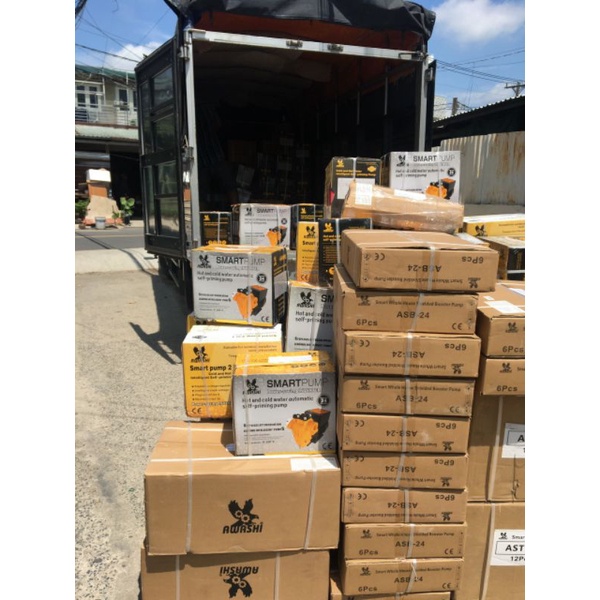 Bơm tăng áp giá rẻ - awashi ASm 200w - không ồn - thông minh