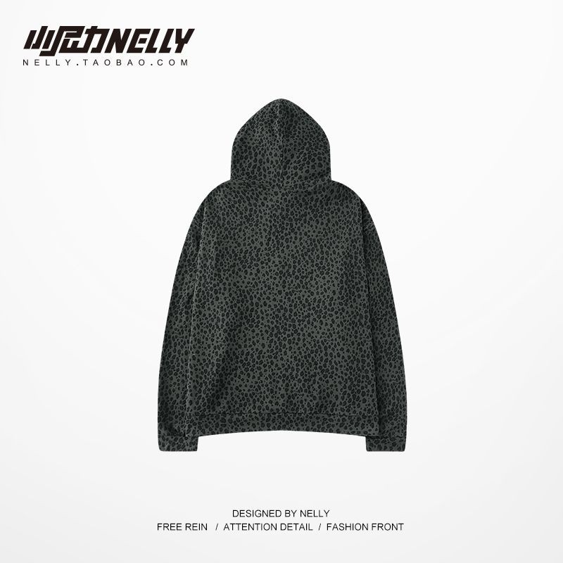 Áo hoodie da cá  Nelly Heybig form rộng dành cho nam và nữ 12 100