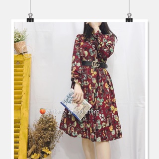 Đầm hoa vintage ( hình ảnh chỉ mang tính chất minh hoạ live ) hàng si hàng thùng