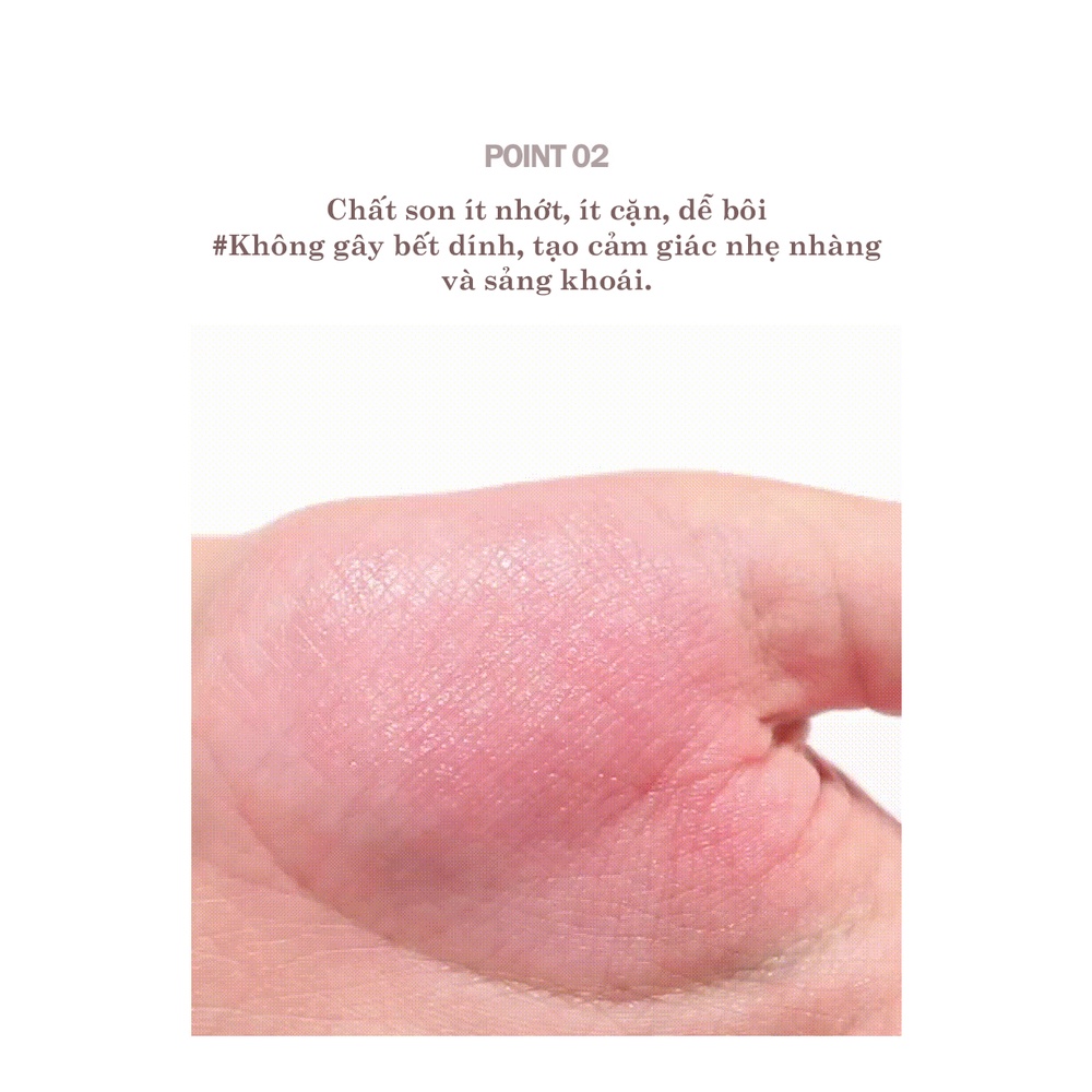 Son dưỡng có màu Espoir Nowear Glow Lip Balm 4.5gr