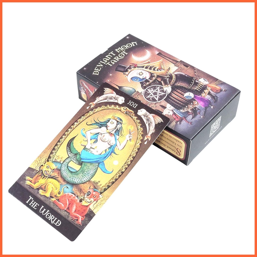 Bộ Bài Tarot Tiếng Anh Oracle Kèm Túi Kích Thước Bỏ Túi Dành Cho Các Bữa Tiệc