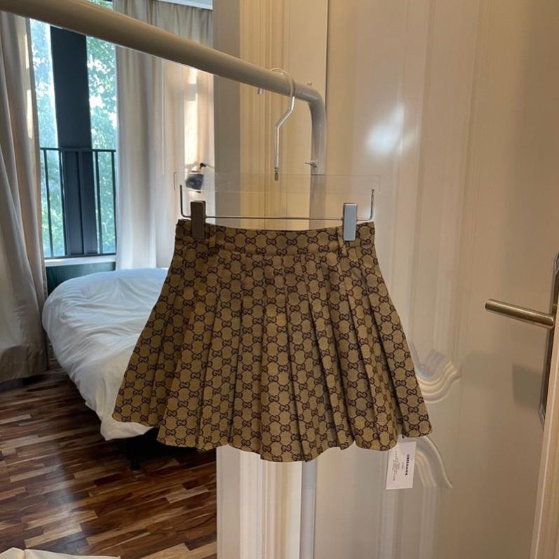 NEW ARRIVALS FREESHIP- CHÂN VÁY TENNIS HOẠ TIẾT GUCCII CAO CẤP