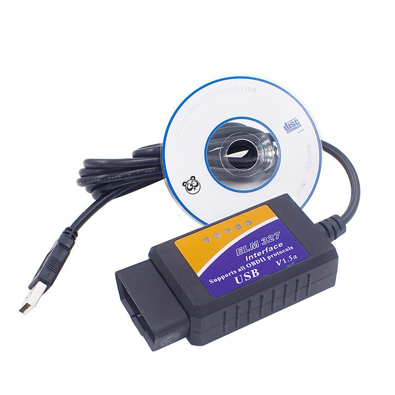 Bộ Thiết Bị Quét Chẩn Đoán Lỗi Xe Hơi Elm327 USB V1.5 OBD2 Cho Ford Forscan CH340+25K80 Chip HS CAN / MS CAN
