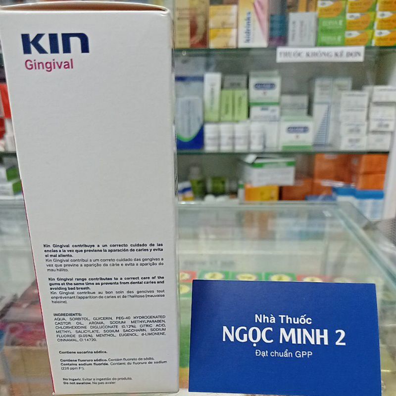 ✅ [Chính Hãng] KIN Nước Súc Miệng Diệt Khuẩn Kin Gingival Mouthwash 250ml ( mẫu mới)