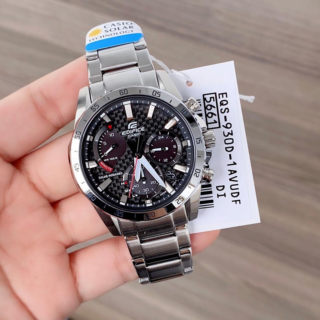 Đồng Hồ Nam Dây Nhựa Casio Edifice EQS-930D-1AVUDF Chính Hãng EQS-930D-1A