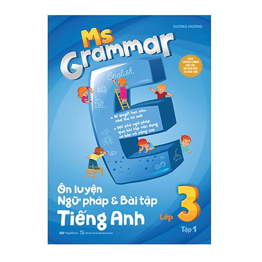 Sách Ms Grammar Ôn luyện Ngữ pháp và Bài tập tiếng Anh lớp 3 tập 1 MEGATH9503