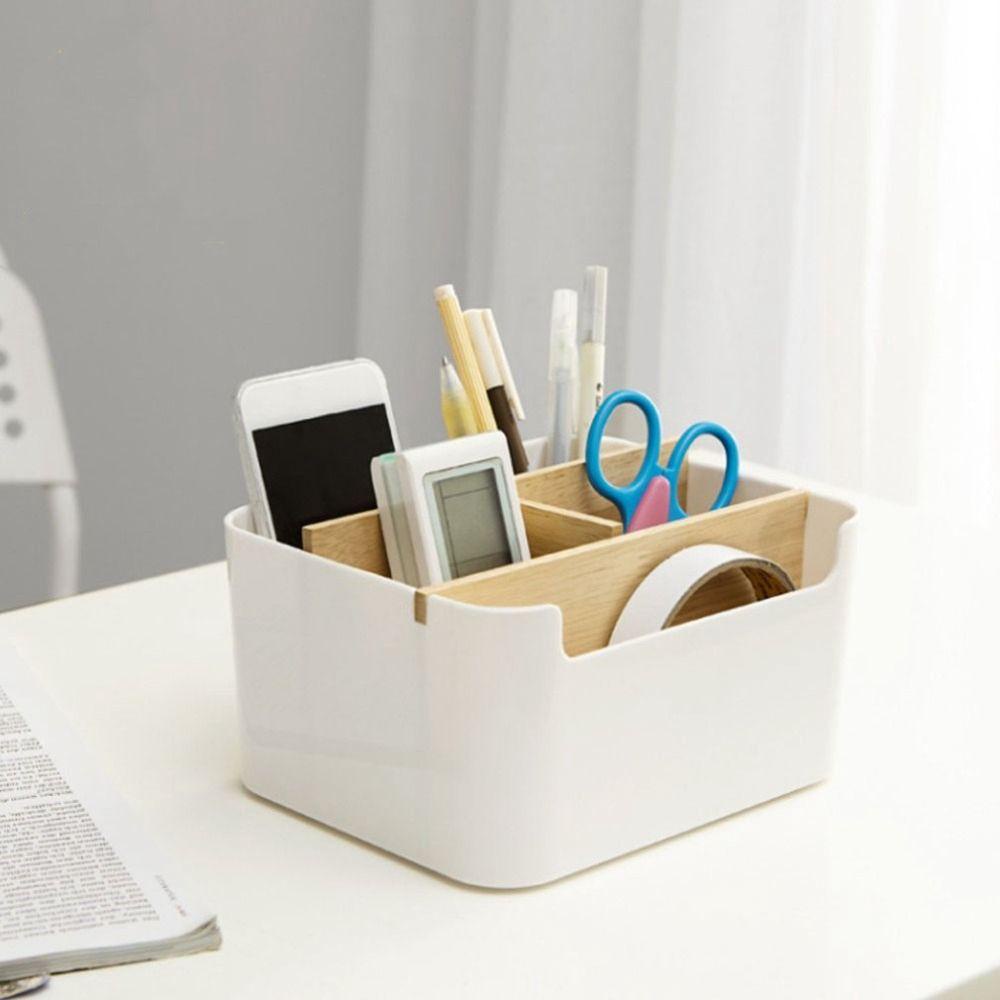 Giá Đỡ Điều Khiển Từ Xa / Mỹ Phẩm Bằng Gỗ Tiện Dụng Cho Phòng Tắm