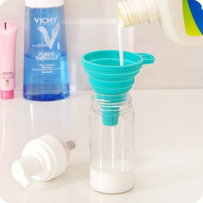 Phễu Gấp Gọn Đa Năng - Phễu Mini Chiết Chất Lỏng/ Mỹ Phẩm / Nước Hoa / Dầu Ăn / Gia Vị, Phễu Chịu Nhiệt Silicon