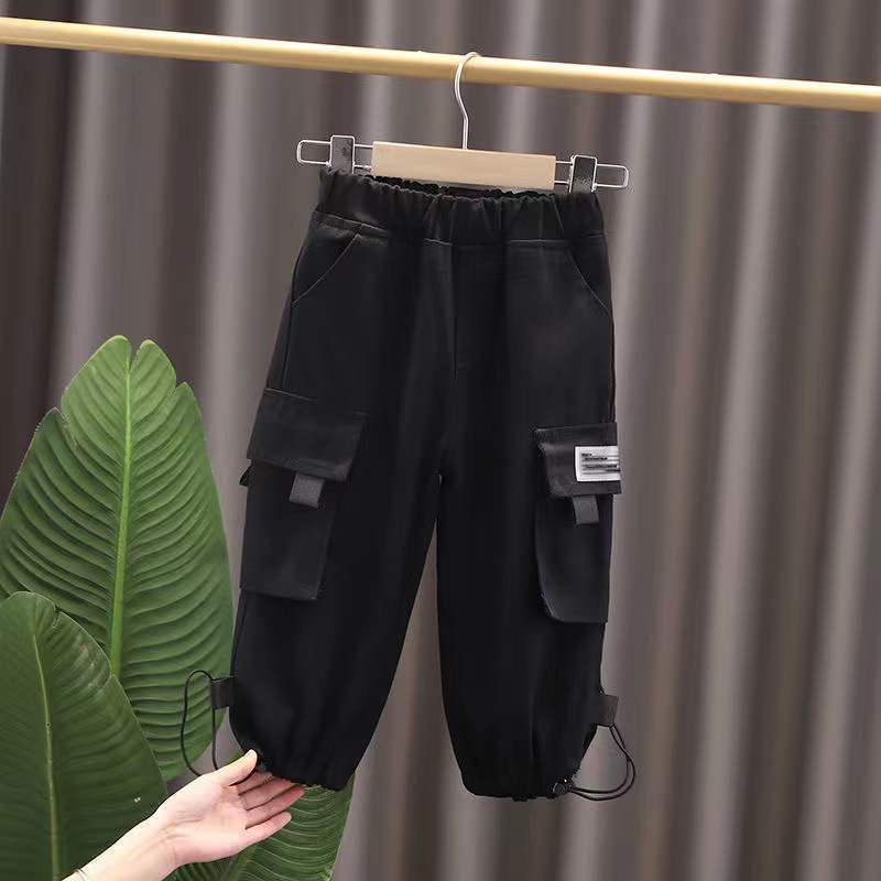 Quần Dài Dáng Rộng Thiết Kế Mới Thời Trang Mùa Xuân Thu Dành Cho Bé Trai