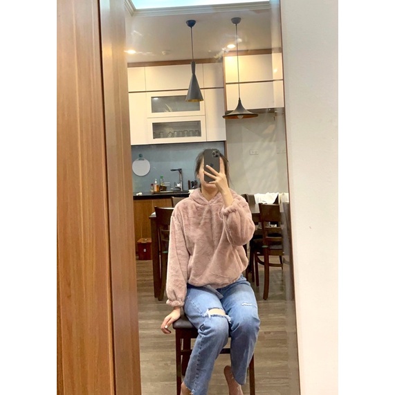 Áo lông thỏ vợt sale Zara