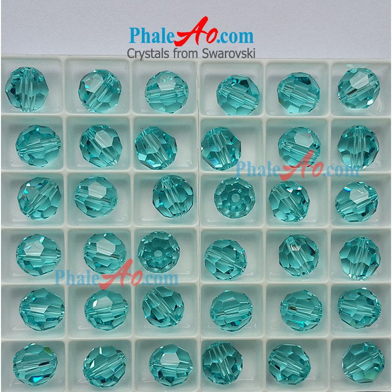 Pha lê Swarovski - hạt tròn 8ly nhiều màu tùy chọn 5000 - PhaleAo