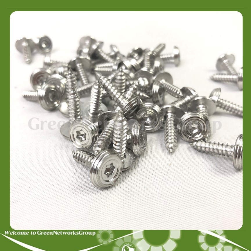 Ốc salaya xoắn 5ly dàn áo đầu lục giác bông Greennetworks ( 1 cái )