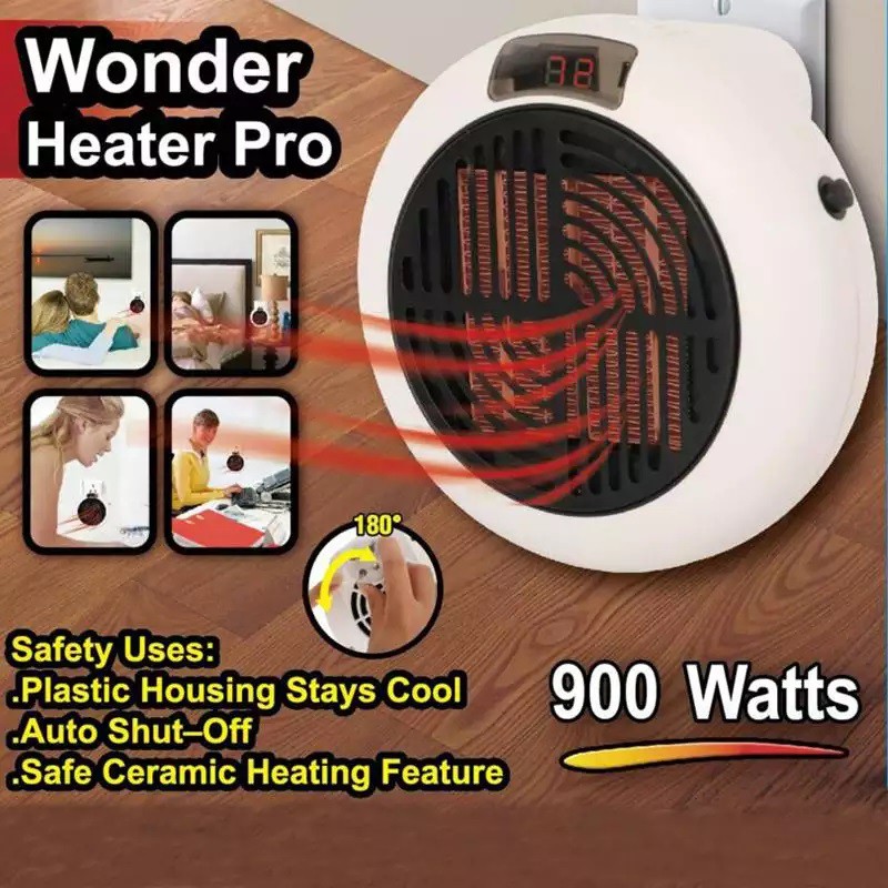 [Hot 2020] Quạt sưởi mini treo tường hoặc để bàn HEATER PRO công suất 900W