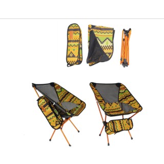 Ghế cắm trại dã ngoại hoa văn thổ cẩm campingday