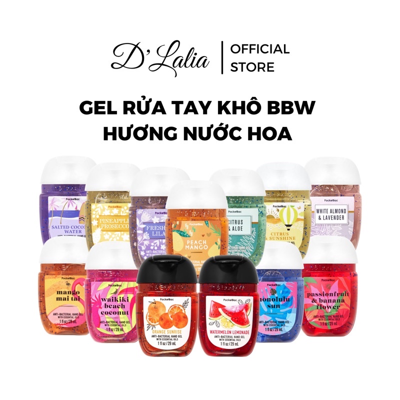 Gel rửa tay khô Bath and Body Works 29ml