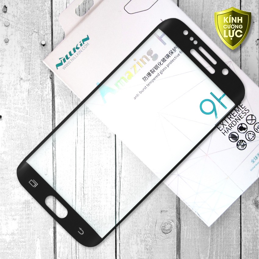 Kính cường lực Samsung Galaxy S6 Edge hiệu Nillkin.tw keo viền siêu chắc, kính cong 3D