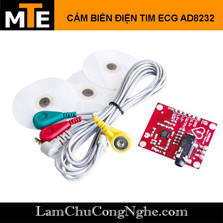 Cảm Biến Điện Tim ECG Heart Rate Monitor Kit AD8232