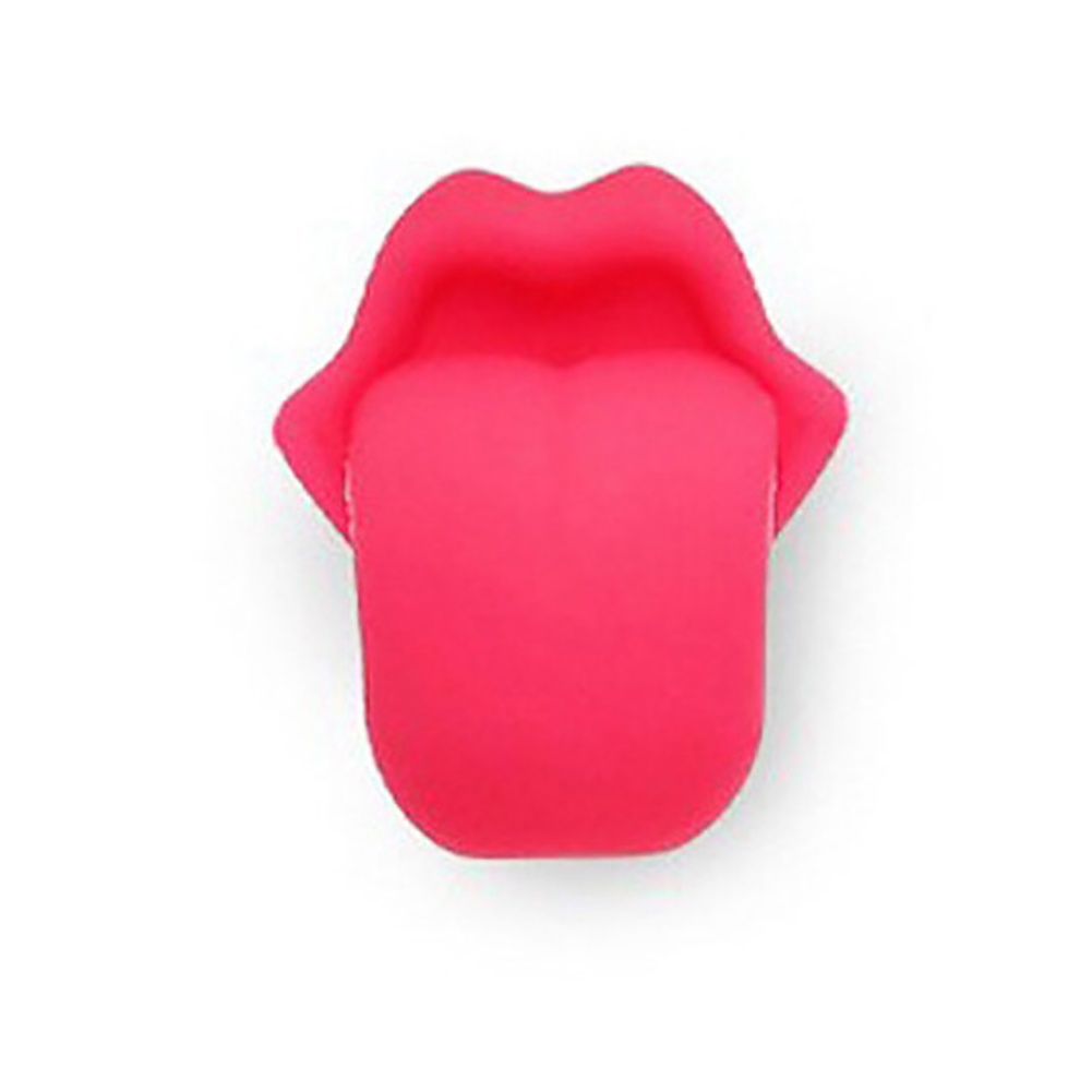 Set 6 Nhãn Silicone Đánh Dấu Hình Lưỡi Độc Đáo