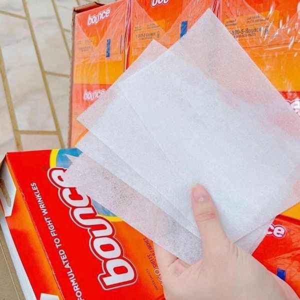 Giấy thơm quần áo Bounce Mỹ 320 tờ Nguyên Hộp - Làm thơm quần áo và loại bỏ mùi ẩm mốc LS