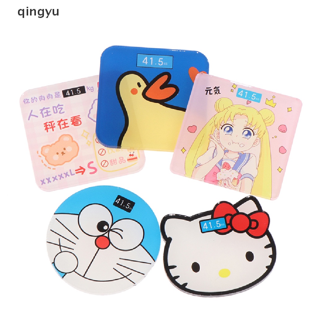 Qingyu Cân Điện Tử Bằng acrylic Trang Trí Phong Cảnh Nhà Búp Bê