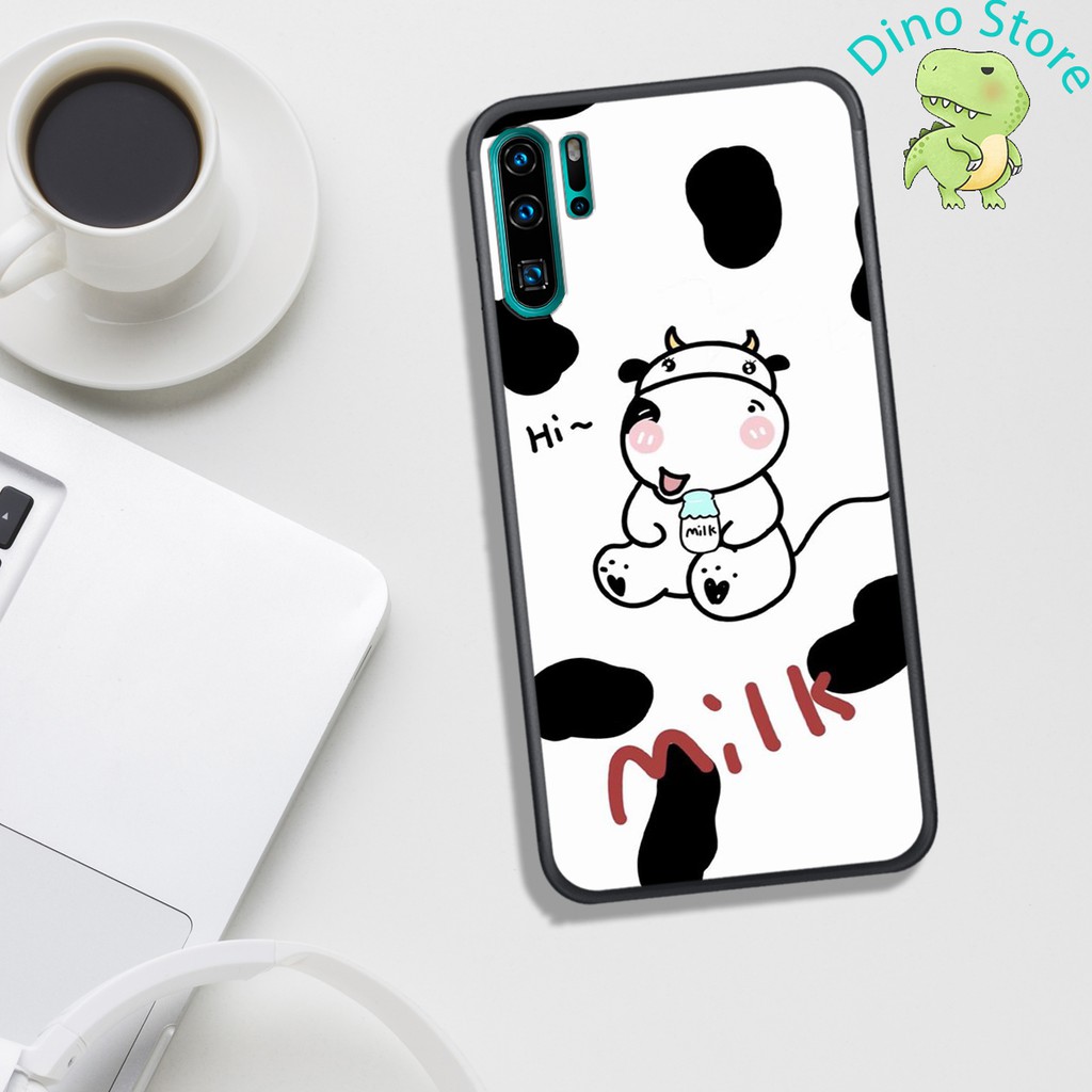 ỐP LƯNG HUAWEI P30 PRO, IN HÌNH CHÚ BÒ SỮA CUTE.