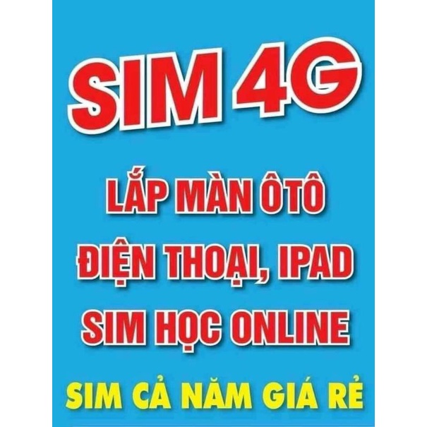SIM 4G VINAPHONE BIG50Y 5G/ ngày, D500 5.5GB/1 THÁNG trọn gói 12 tháng không nạp tiền lắp camera, đồng hồ định vị