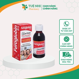 Vitamin dạng nước Vitabiotics Feroglobin B12 bổ sung sắt lọ 200ml - NT183