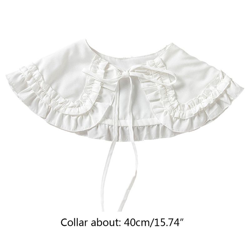 Cổ Áo Giả Búp Bê Hai Lớp Phong Cách Lolita Nhật Bản Cho Nữ