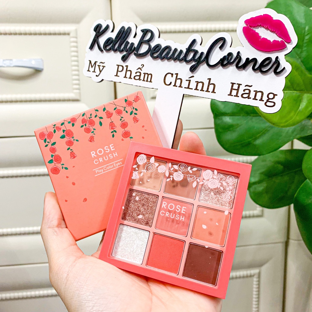 Bảng phấn mắt 9 ô ET House Rose Crush Play Color Eyes