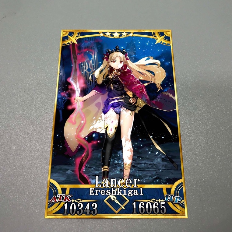 Thẻ bài custom card bánh xốp anime Fate/Grand Order FGO để sưu tầm tự chọn Ereshkigal