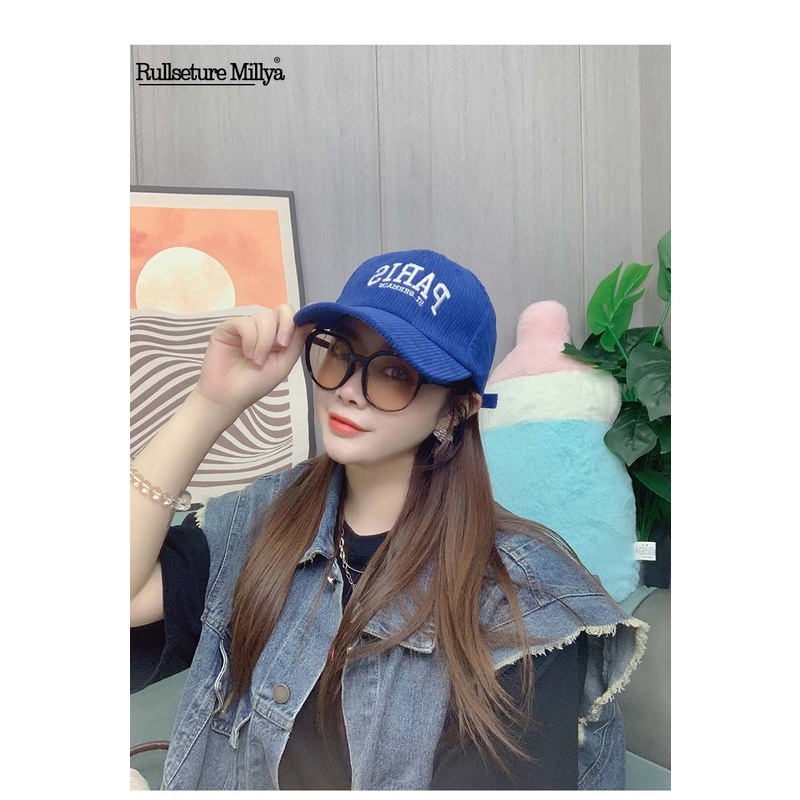 Mũ Lưỡi Trai Vải Nhung Mềm Mại Phong Cách Hàn Quốc Thời Trang Thu Đông Cho Cặp Đôi