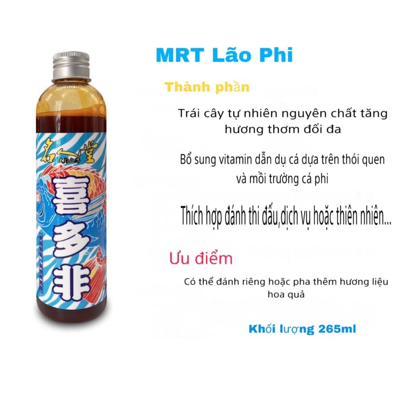 Tinh Mùi MRT Rô Phi Chính hãng
