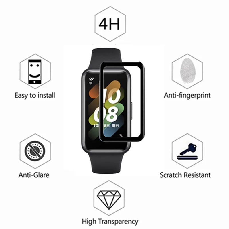 Set 2/5 Miếng Dán 3D Bảo Vệ Màn Hình Dành Cho Huawei Band 7