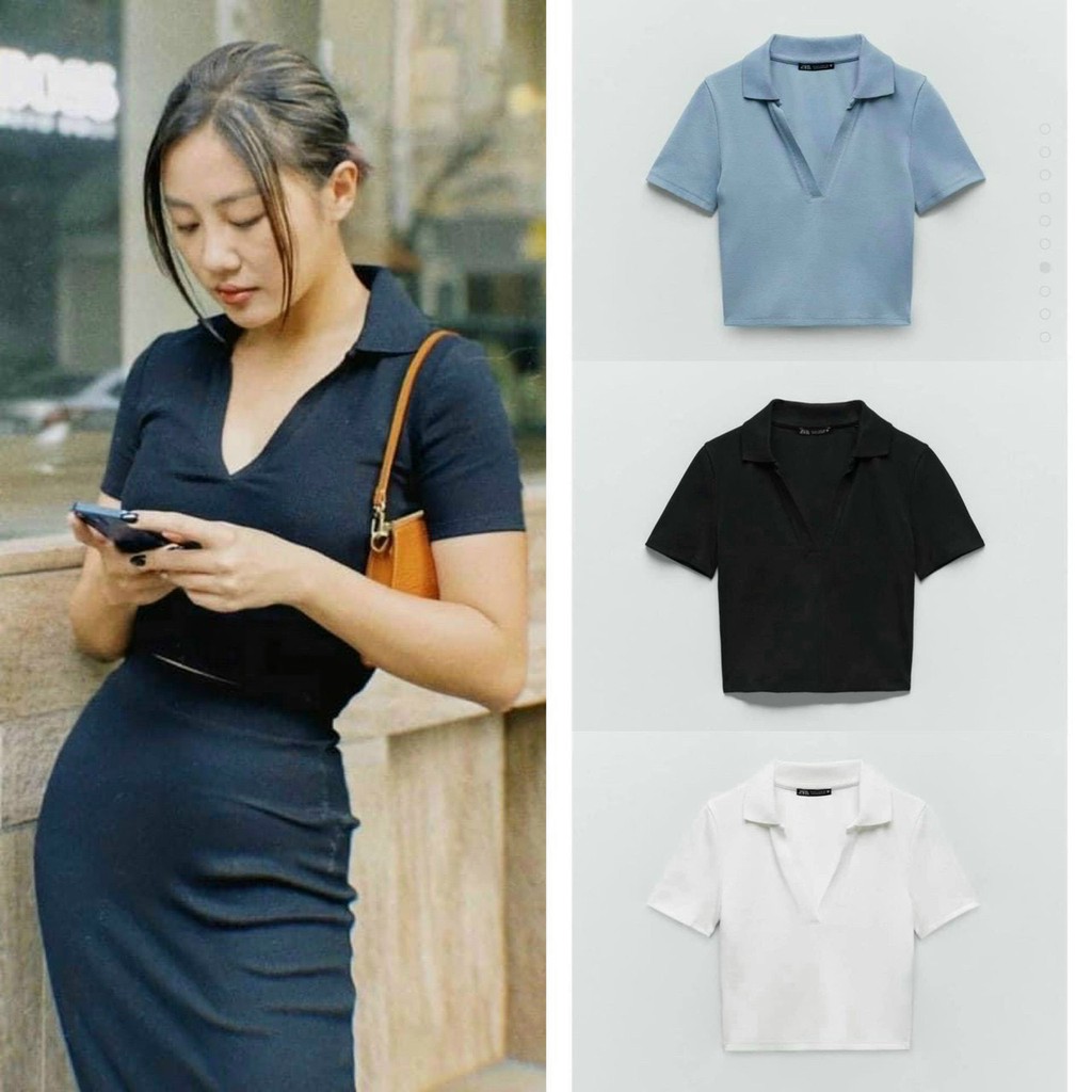 [Mã FAMAYWA giảm 10K đơn 50K] ÁO POLO NỮ CROPTOP THUN 3 MÀU- CỰC HOT- ẢNH THẬT | BigBuy360 - bigbuy360.vn