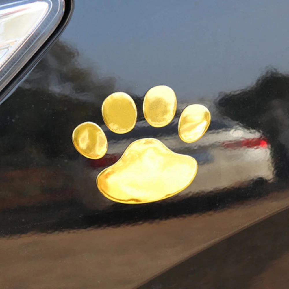 Miếng Dán Trang Trí Xe Hơi Màu Đen Độc Đáo|Decal DáN CửA Sổ HìNh DấU Chân Chó MèO Cho Xe Hơi