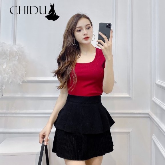 [ Mã WASTAPR giảm 10K đơn 50K] CHIDU Áo thun cổ vuông SP362 | BigBuy360 - bigbuy360.vn