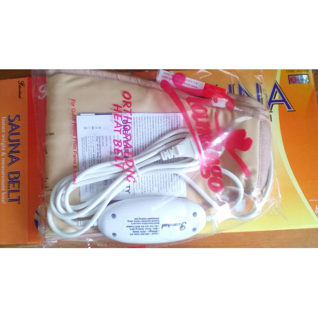 Đai quấn nóng giảm béo, giảm mỡ bụng SAUNA BELT
