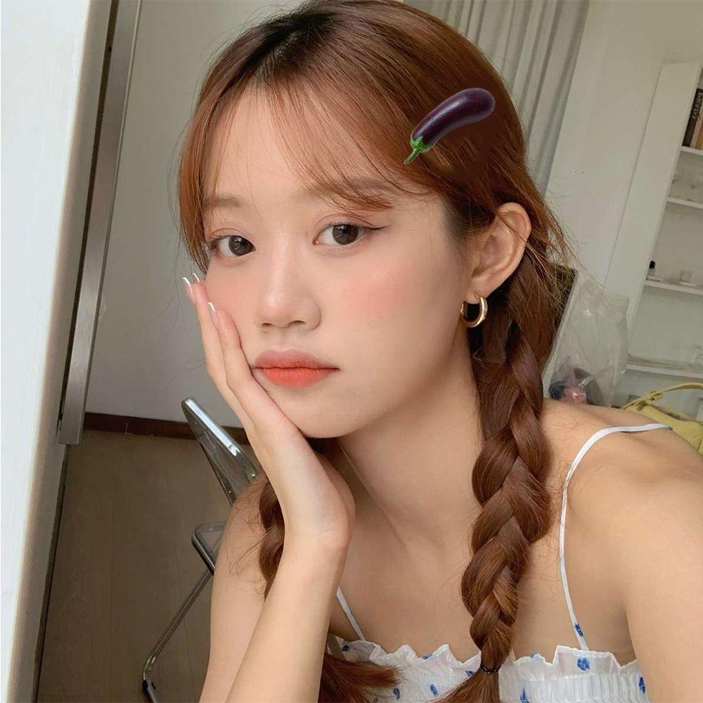 Kẹp Tóc Hình Quả Óc Chó Pitaya 15H Dễ Thương Cho Bé Gái